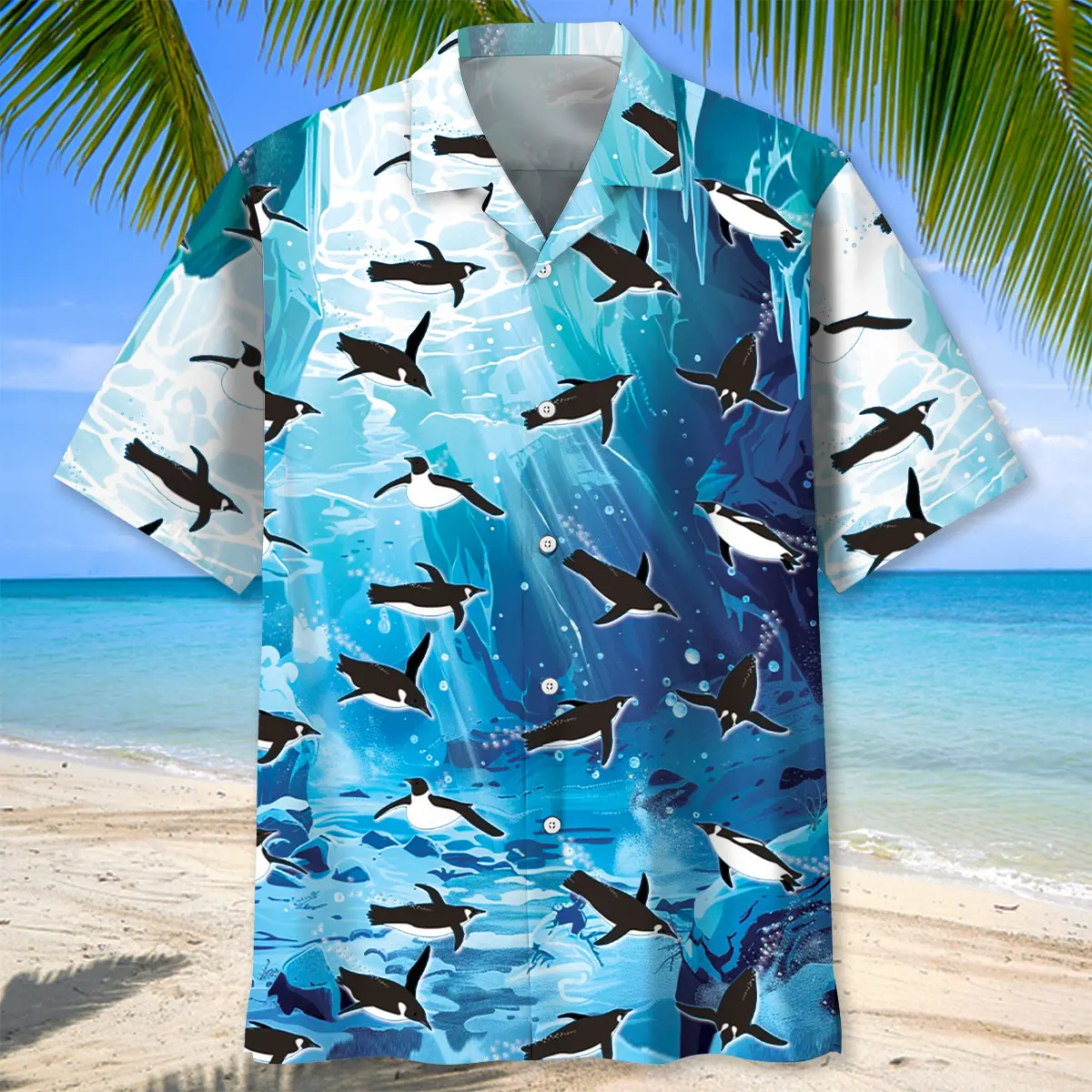 penguin-ice-under-water-hawaiian-shirt-1