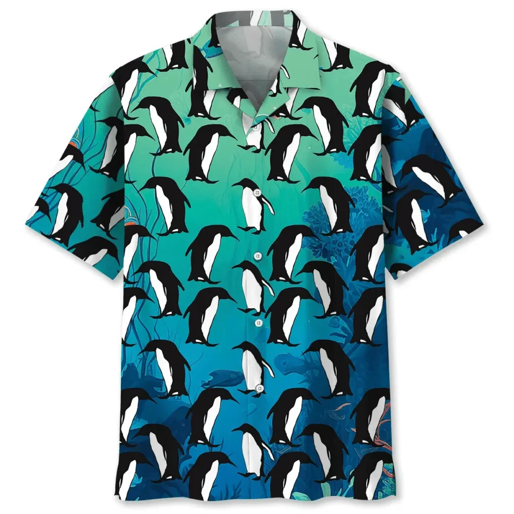 Penguins Ocean Hawaiian Shirt HWBN2762248 - Beltina