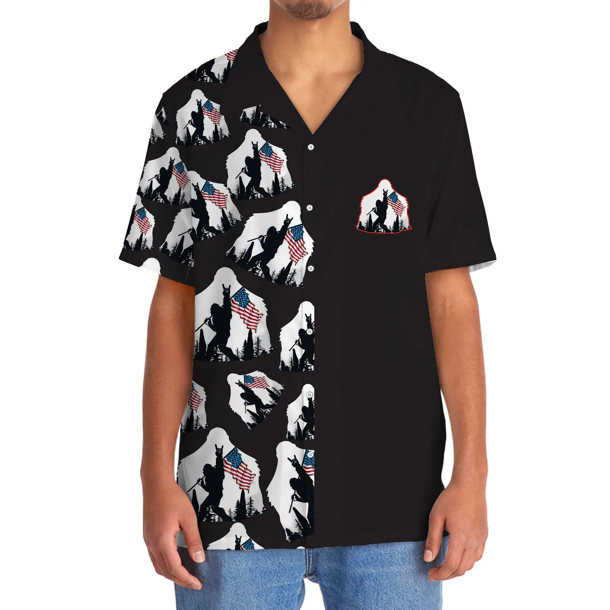 people-doubt-my-existence-bigfoot-hawaiian-shirt-2