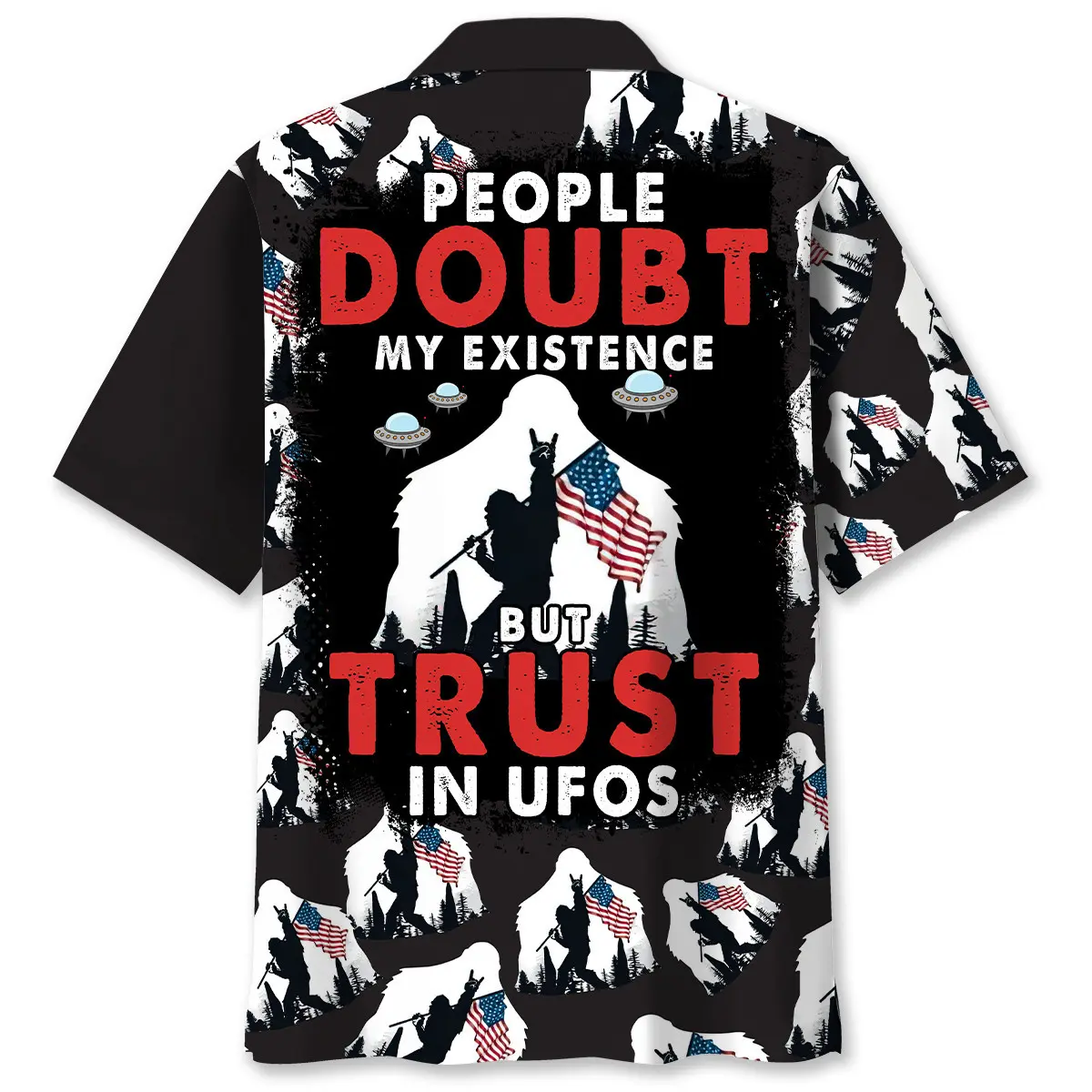 people-doubt-my-existence-bigfoot-hawaiian-shirt