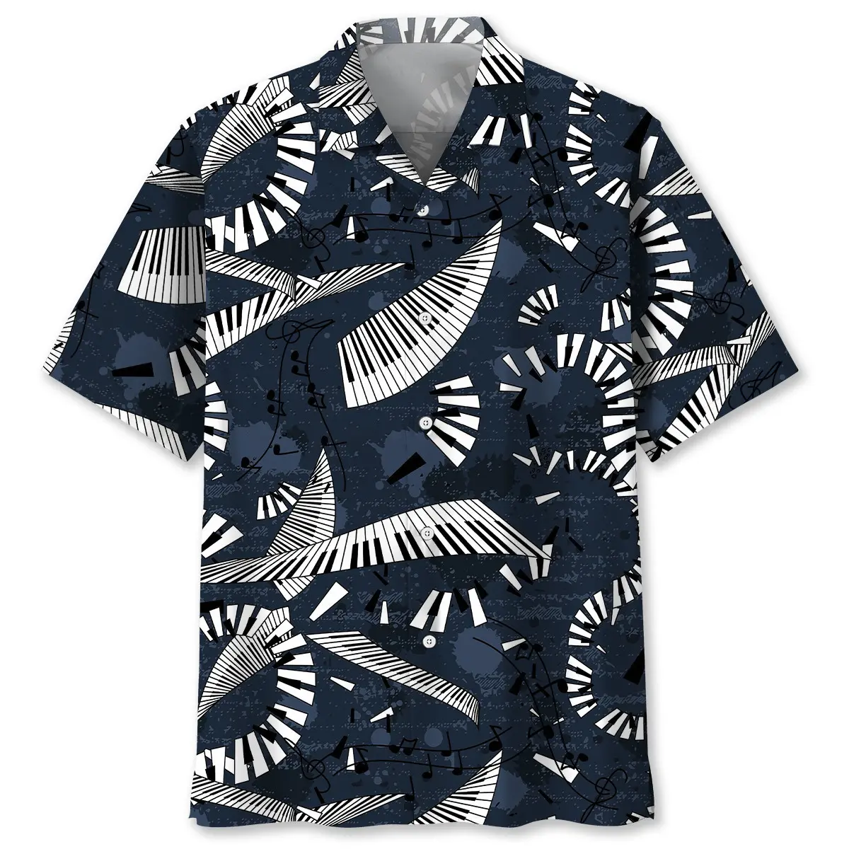 piano-flying-music-hawaiian-shirt
