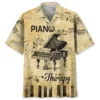 Piano Is My Therapy Hawaiian Shirt Pocket HWBN2764831 - Beltina