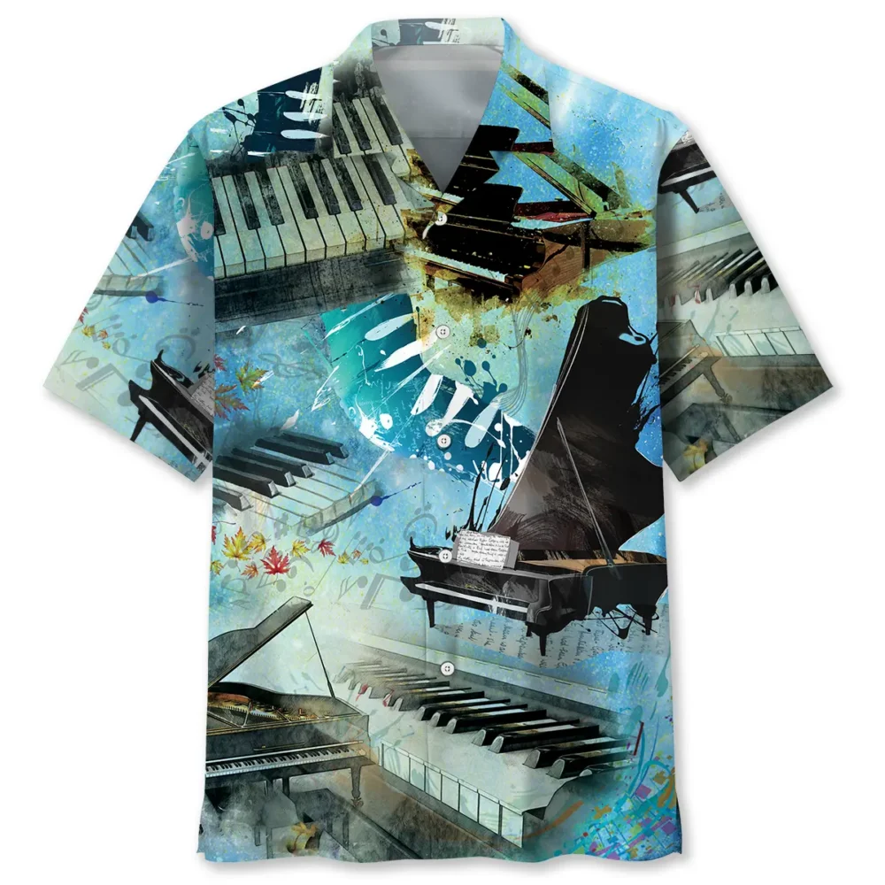 Piano Vintage Hawaiian Shirt HWBN2762863 - Beltina