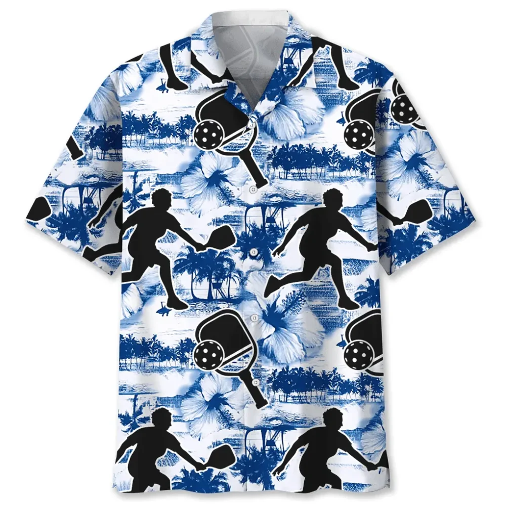 Pickleball Blue Nature Hawaiian Shirt HWBN2762566 - Beltina