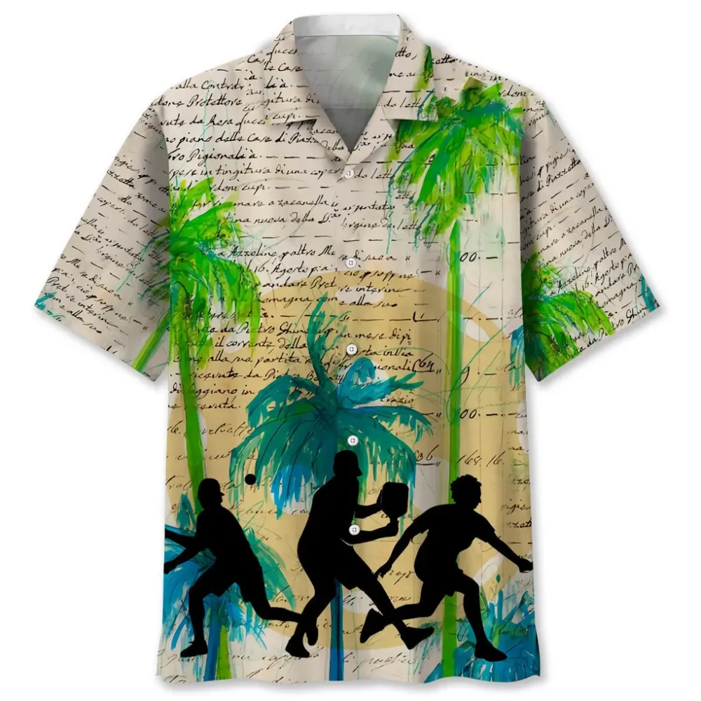 Pickleball Tree Vintage Hawaiian Shirt HWBN2762579 - Beltina