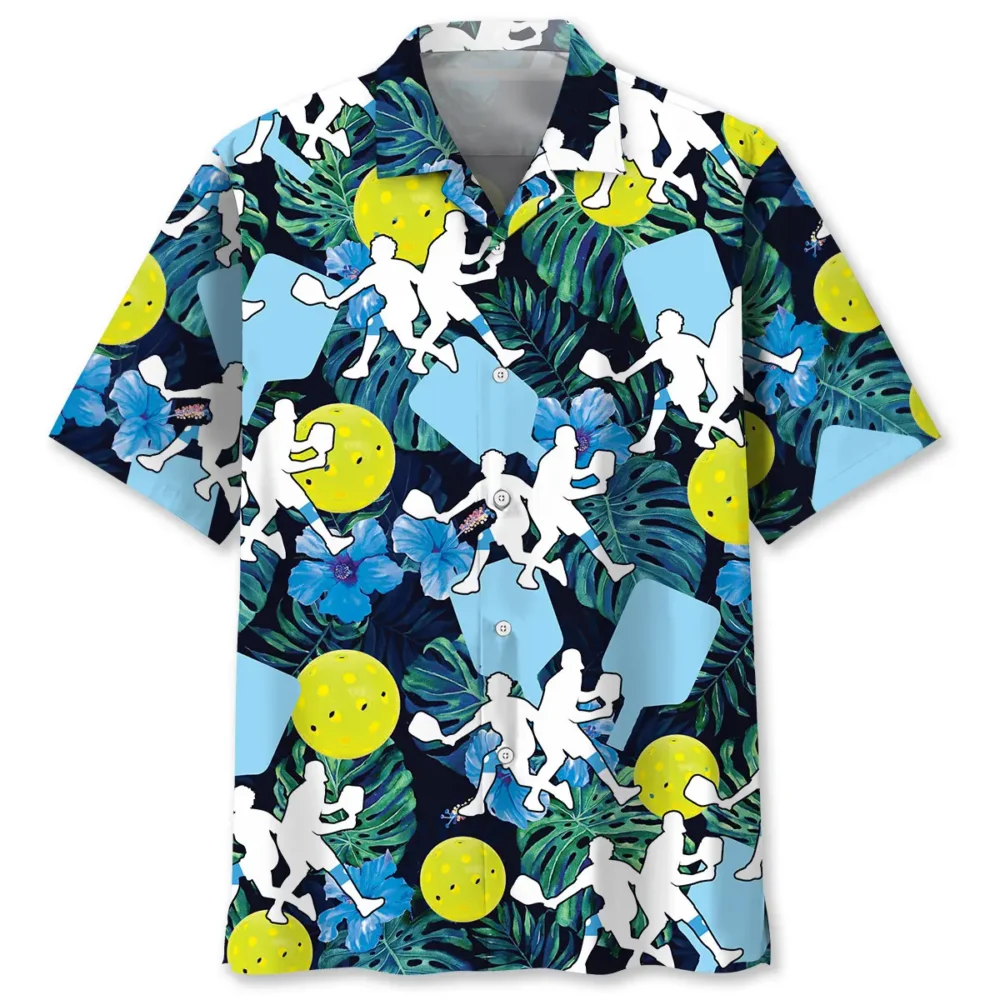 Pickleball Tropical Hawaiian Shirt HWBN2762992 - Beltina