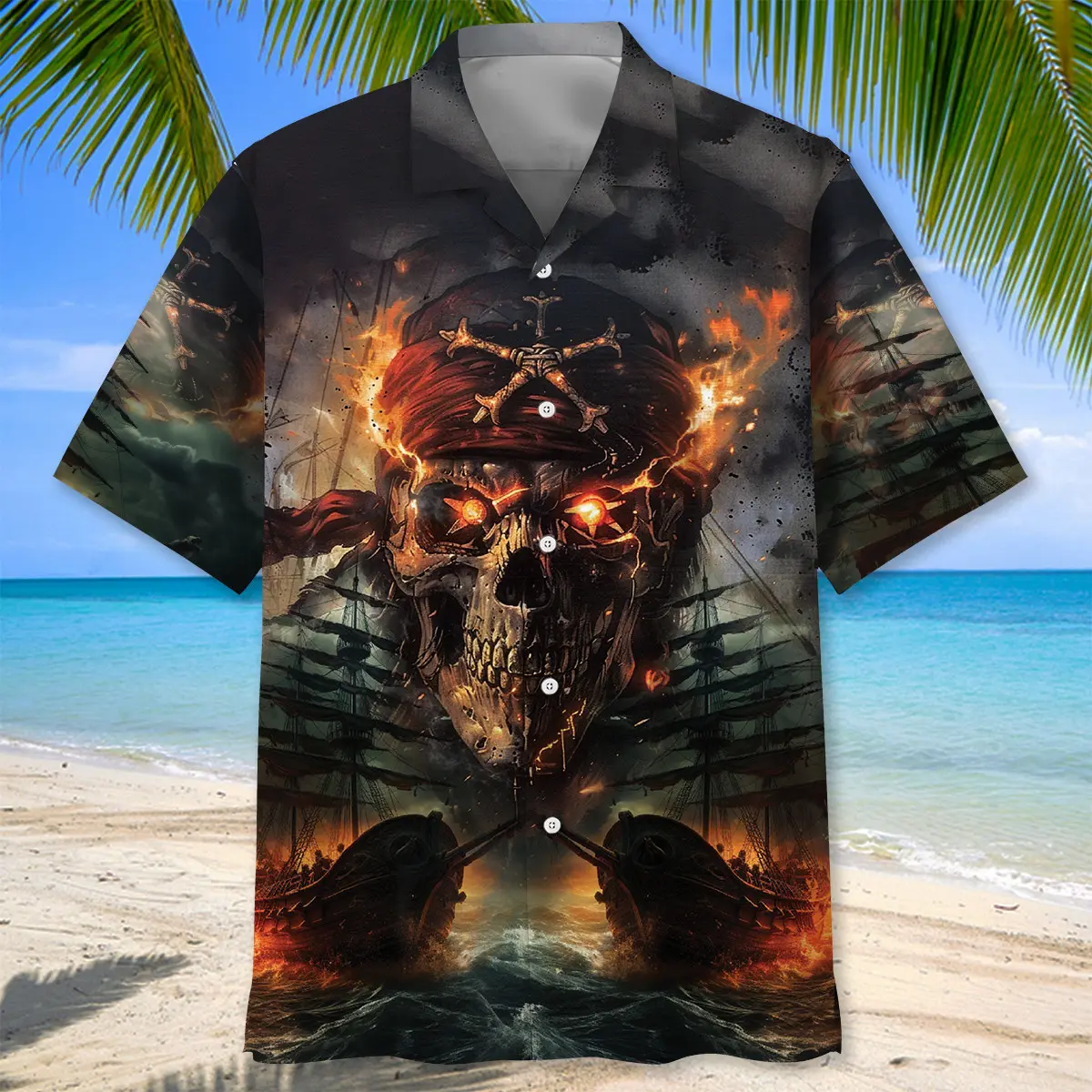 pirate-skull-fire-hawaiian-shirt-2