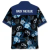 Police Back The Blue Hawaiian Shirt HWBN2763882 - Beltina