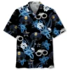 Police Blue Hawaiian Shirt HWBN2763758 - Beltina