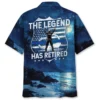 Police The Legend Has Retired Hawaiian Shirt HWBN2763757 - Beltina