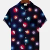 Polka Dot 3D Geometric Stereo Digital Printing Casual Hawaiian Shirt HWBN2765100 - Beltina