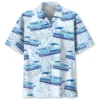 Pontoon Boat Blue Hawaiian Shirt HWBN2763616 - Beltina