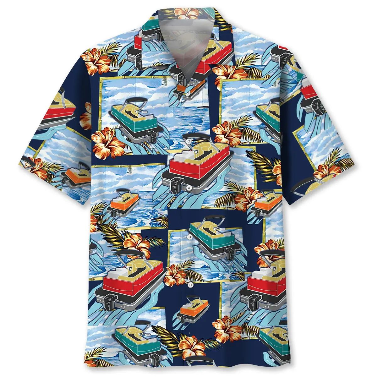 pontoon-vintage-hawaiian-shirt
