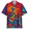 Psychedelic Skull Guitar Hawaiian Shirt HWBN2764871 - Beltina