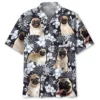 Pug Tropical Men Hawaiian Shirt HWBN2762999 - Beltina