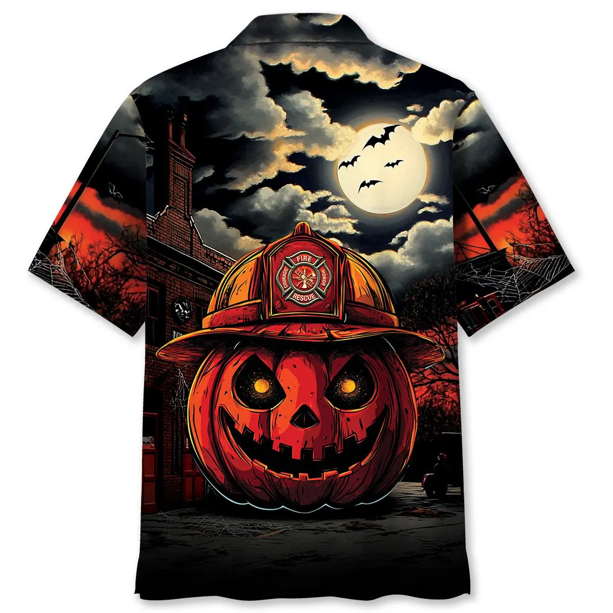 pumpkin-firefighter-hawaiian-shirt-1