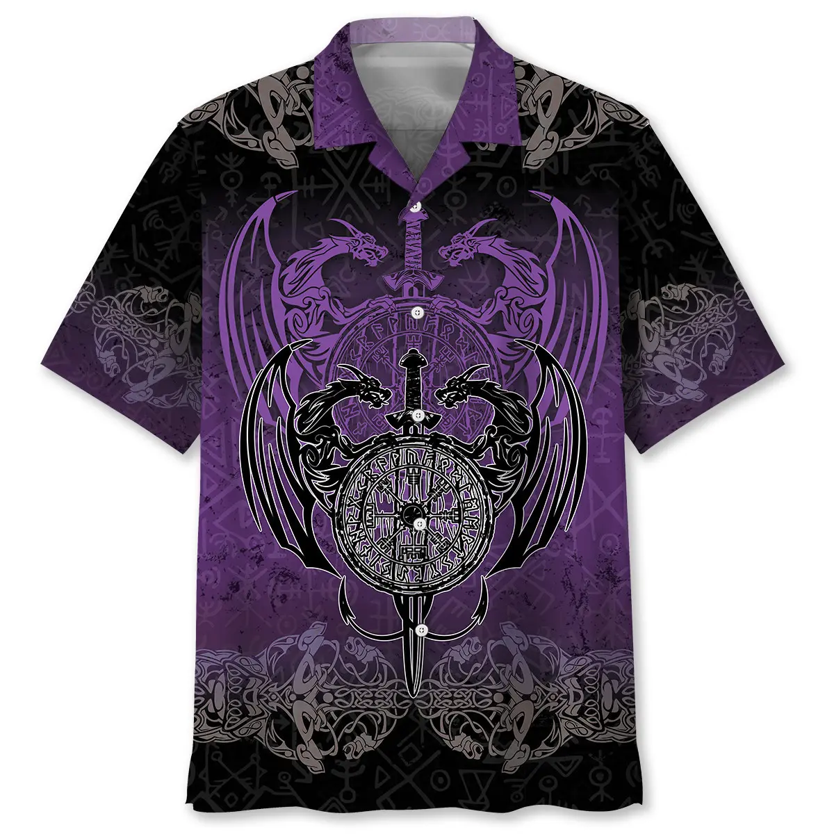purple-dragon-hawaiian-shirt
