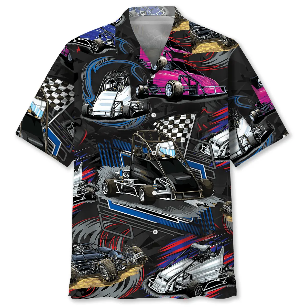 quarter-midget-race-car-hawaiian-shirt