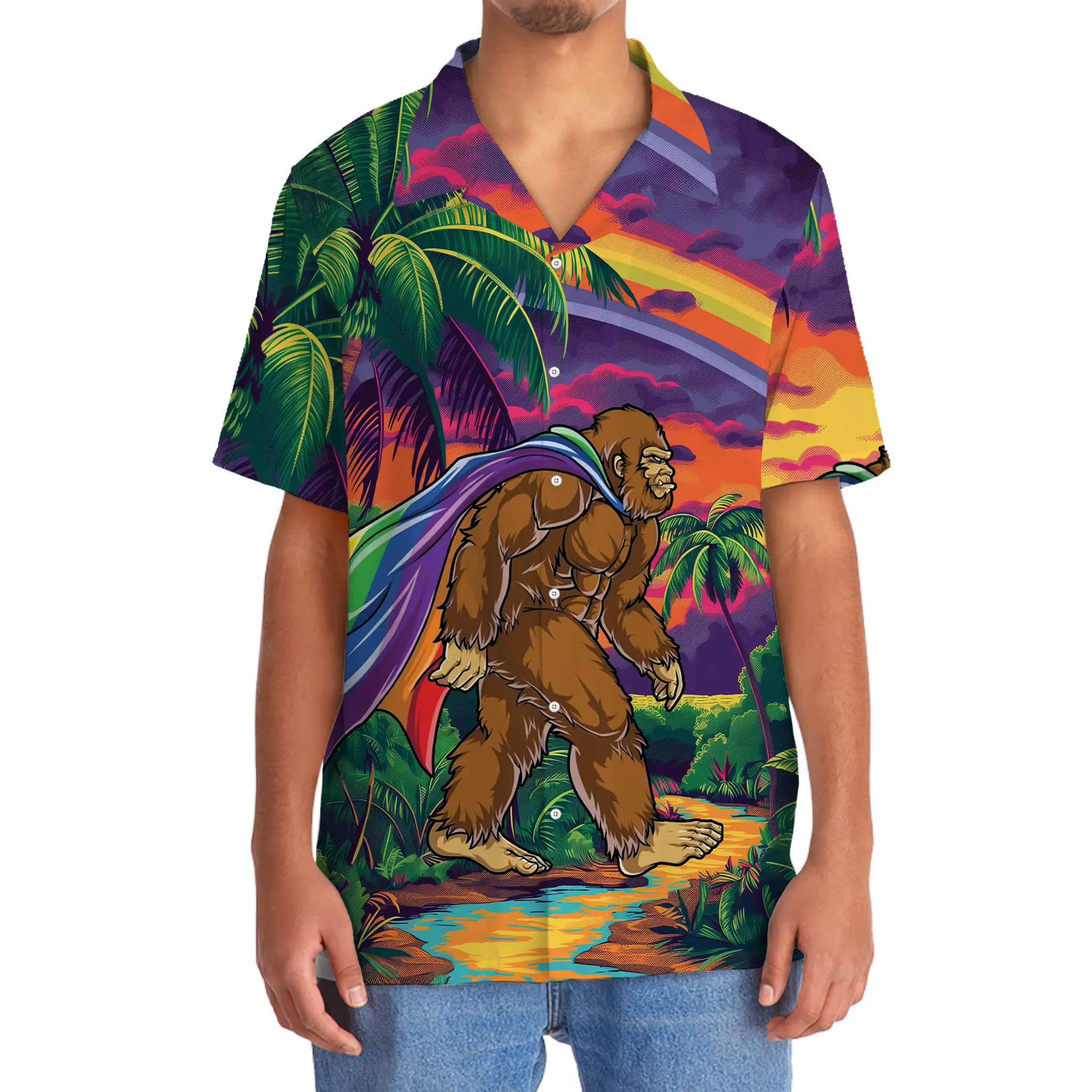 rainbow-bigfoot-hawaiian-shirt-3