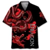 Red Chinese Dragon Hawaiian Shirt HWBN2763075 - Beltina