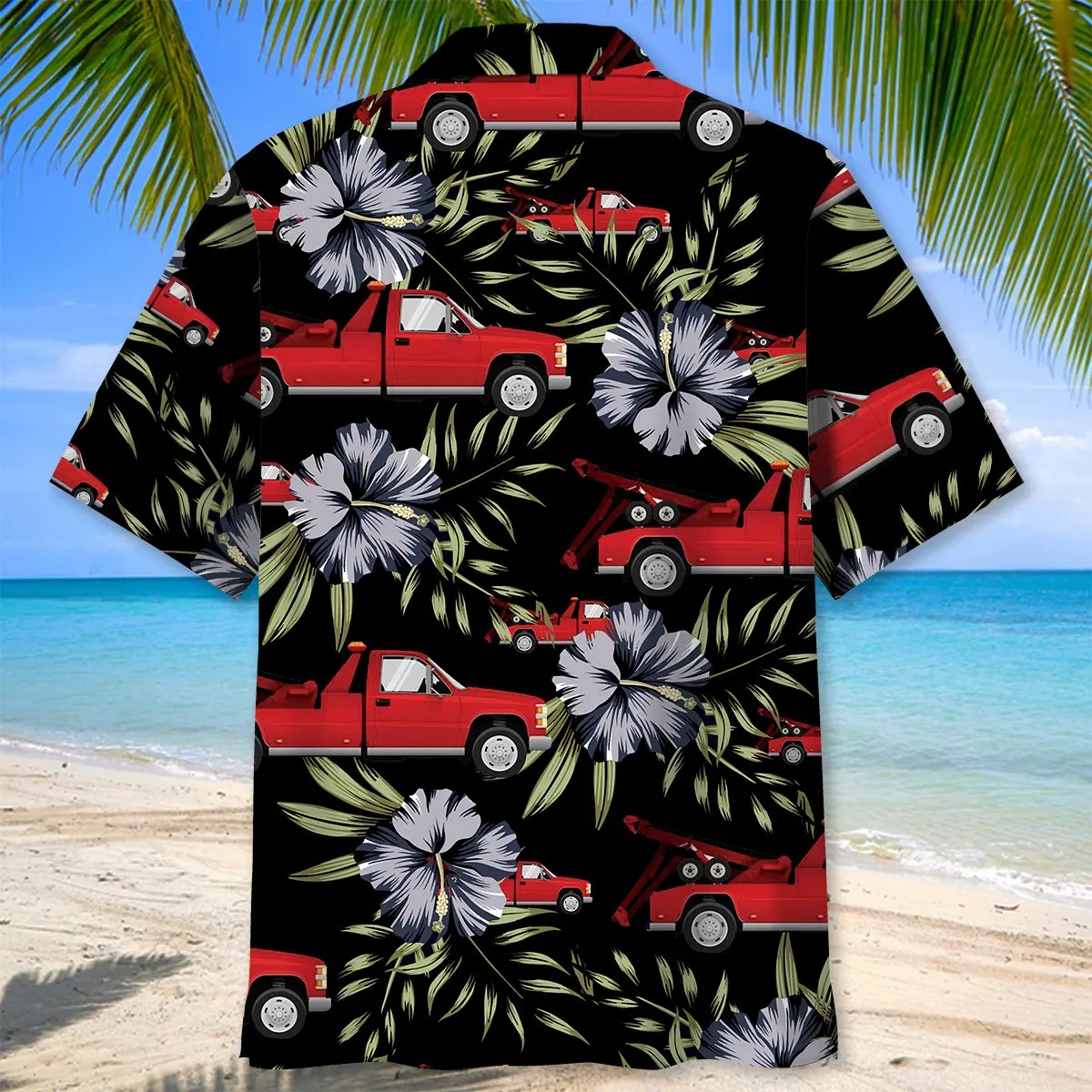 red-tow-truck-operator-hawaiian-shirt-3