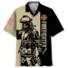 Retired Firefighter Dad Grandpa Hawaiian Shirt HWBN2763655 - Beltina
