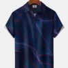 Retro 3D Art Gradient Lines Geometric Hawaiian Shirt HWBN2765120 - Beltina