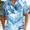 Retro Abstract Gradient Psychedelic Art Hawaiian Shirt HWBN2765158 - Beltina