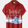 Retro Cartoon Santa Holiday Christmas Button Down Hawaiian Shirt HWBN2765101 - Beltina