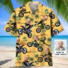 Retro Dirt Bike Funny Custom Photo Face Hawaiian Shirt HWBN2764747 - Beltina