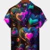 Retro Holiday Men's Valentine's Day 3D Heart Abstract Gradient Hawaiian Shirt HWBN2765126 - Beltina