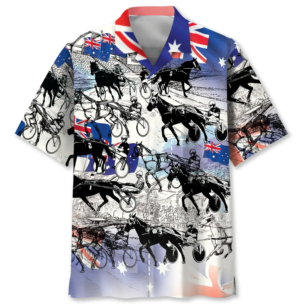 retro-horse-harness-racing-hawaiian-shirt