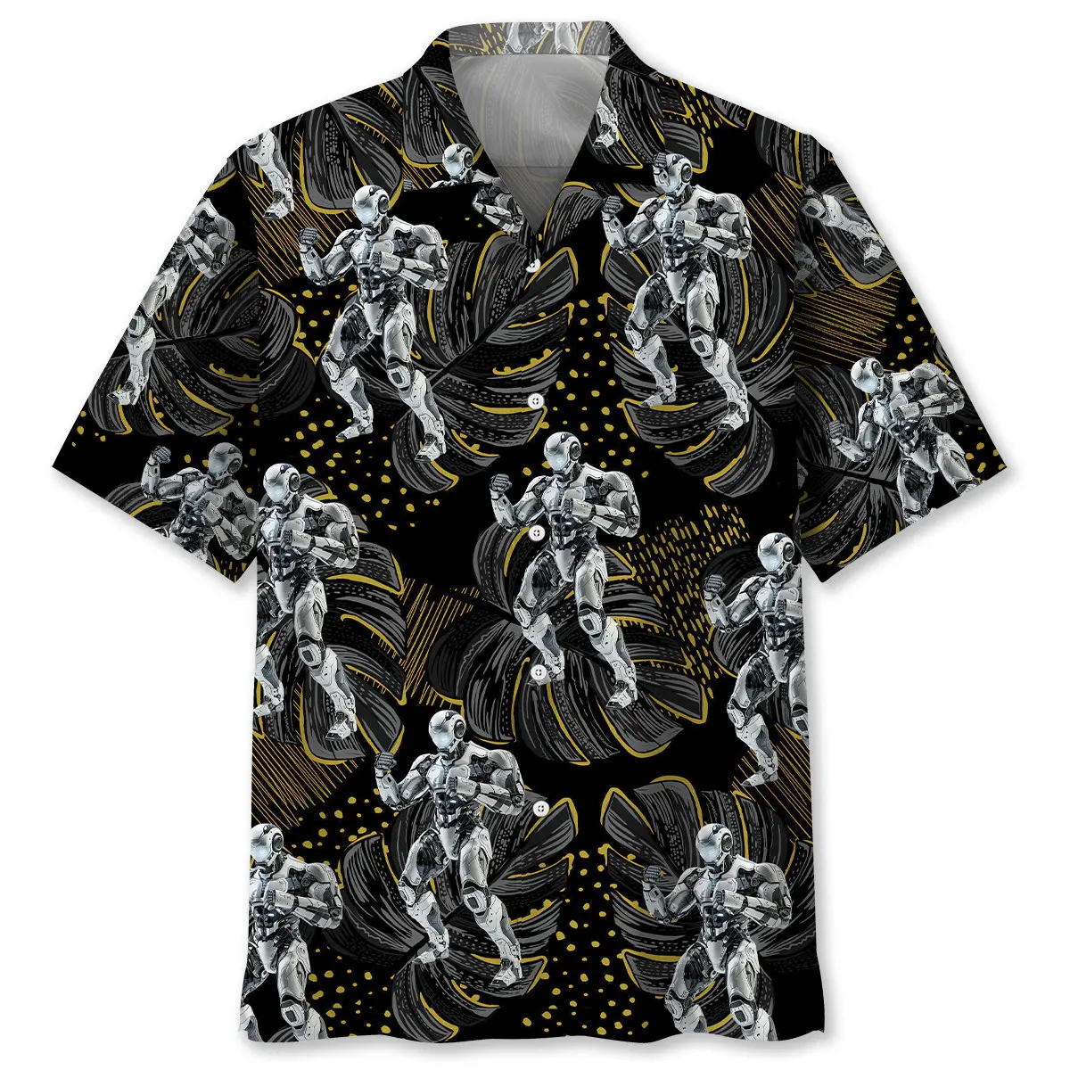 robot-fighter-hawaiian-shirt