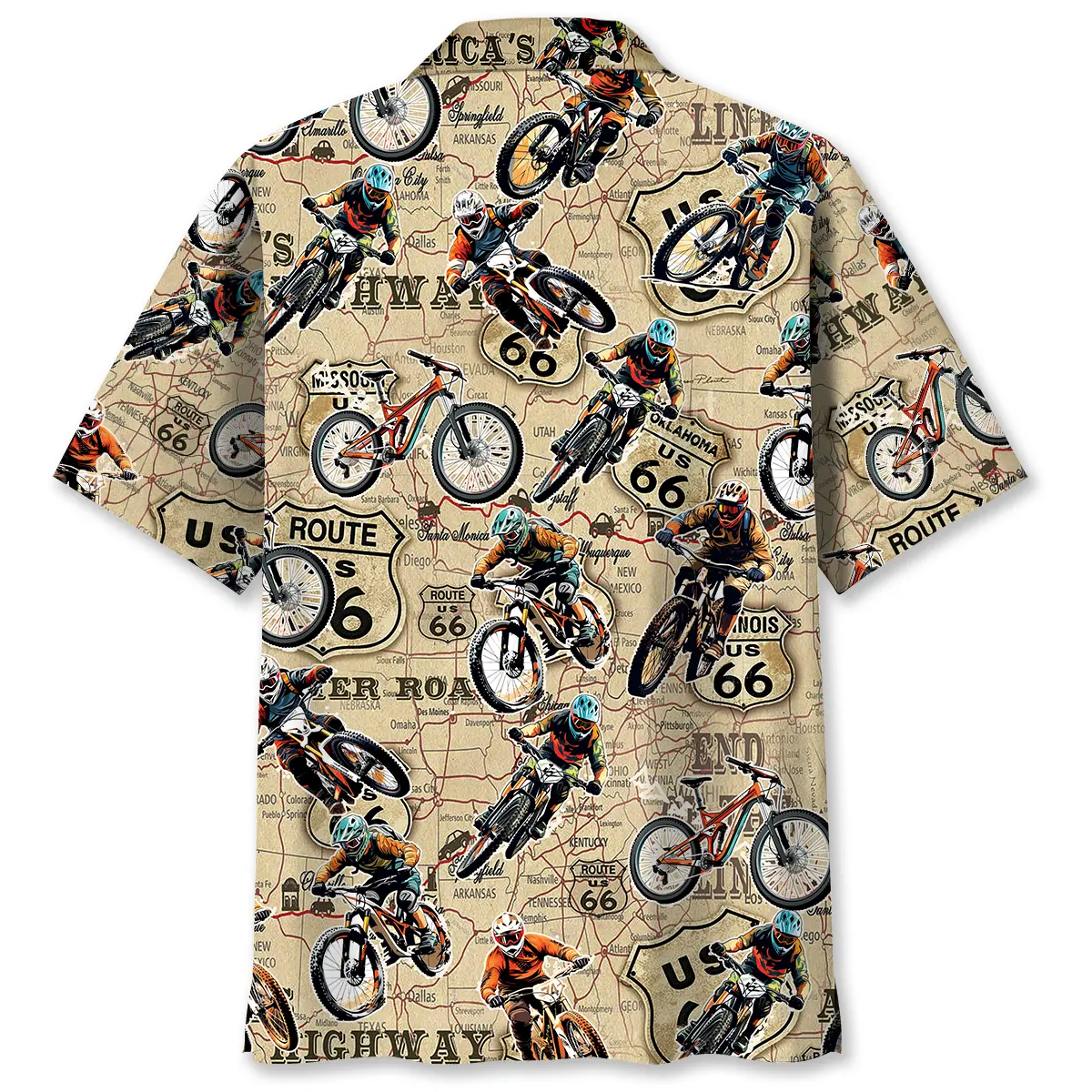 route-66-mountain-bike-racing-hawaiian-shirt-2