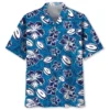 Rugby Tropical Blue Hawaiian Shirt HWBN2764234 - Beltina