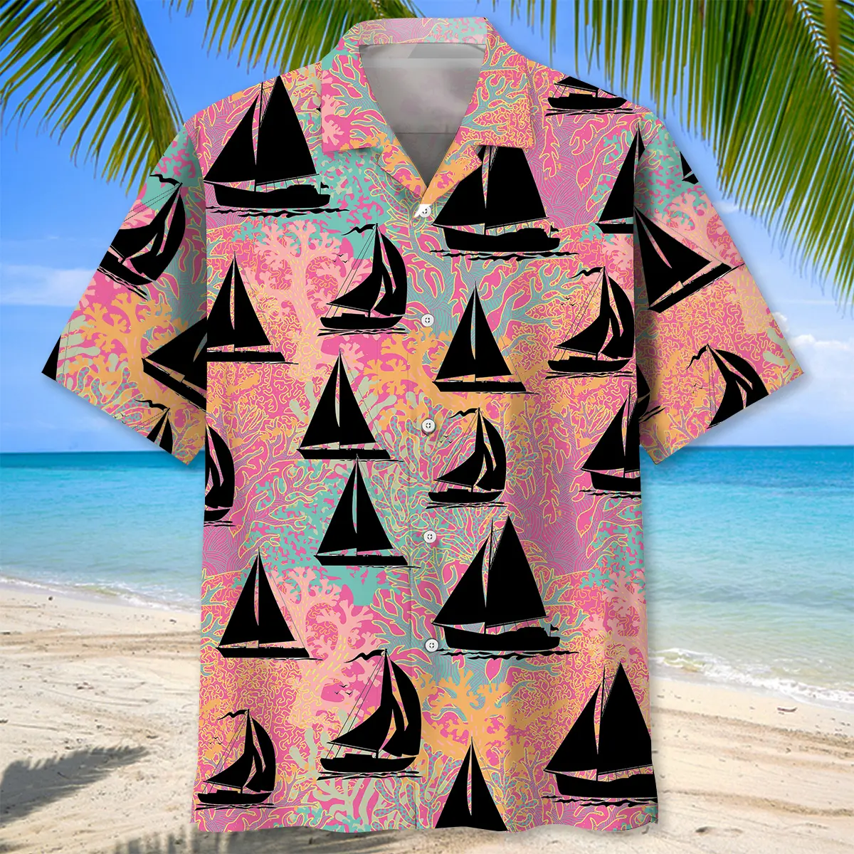 sailboat-coral-hawaiian-shirt-1