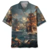 Sailboat Pirate Vintage Hawaiian Shirt HWBN2763419 - Beltina