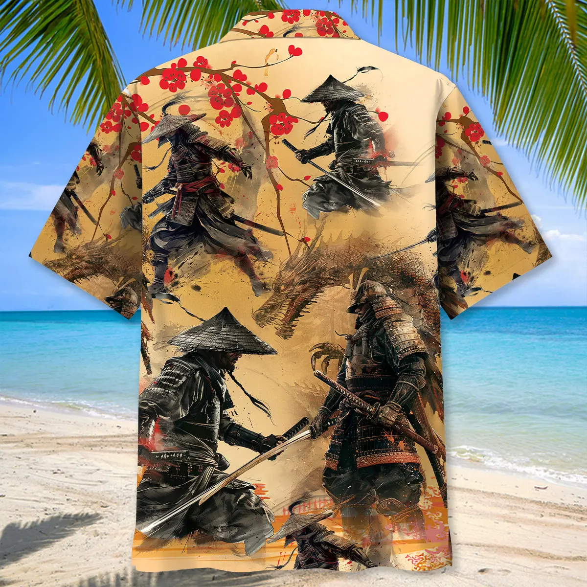samurai-under-the-moonlight-hawaiian-shirt-1