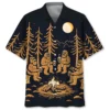 Sasquatch Campfire At National Park After Dark Country Hawaiian Shirt HWBN2764278 - Beltina