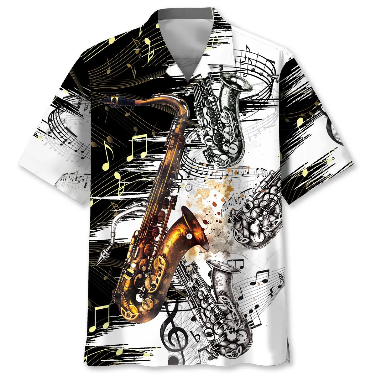 saxophone-art-hawaiian-shirt