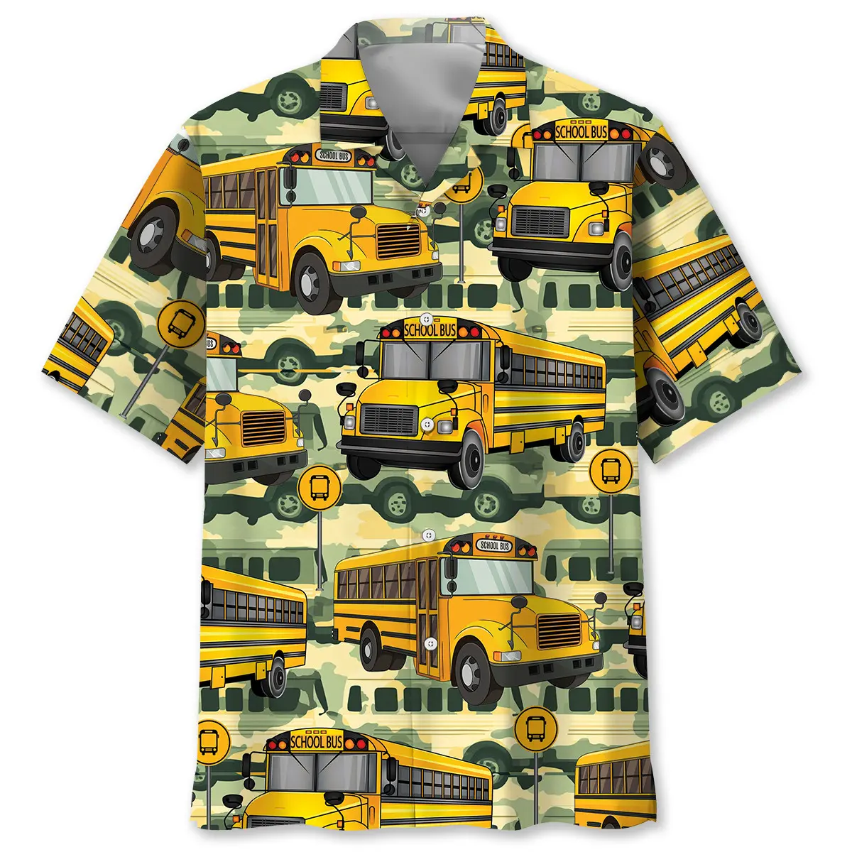 school-bus-camouflage-hawaiian-shirt