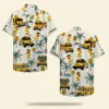 School Bus Drive Duck Pattern Unisex Hawaiian Shirt Aloha Shirt HWBN2765670 - Beltina
