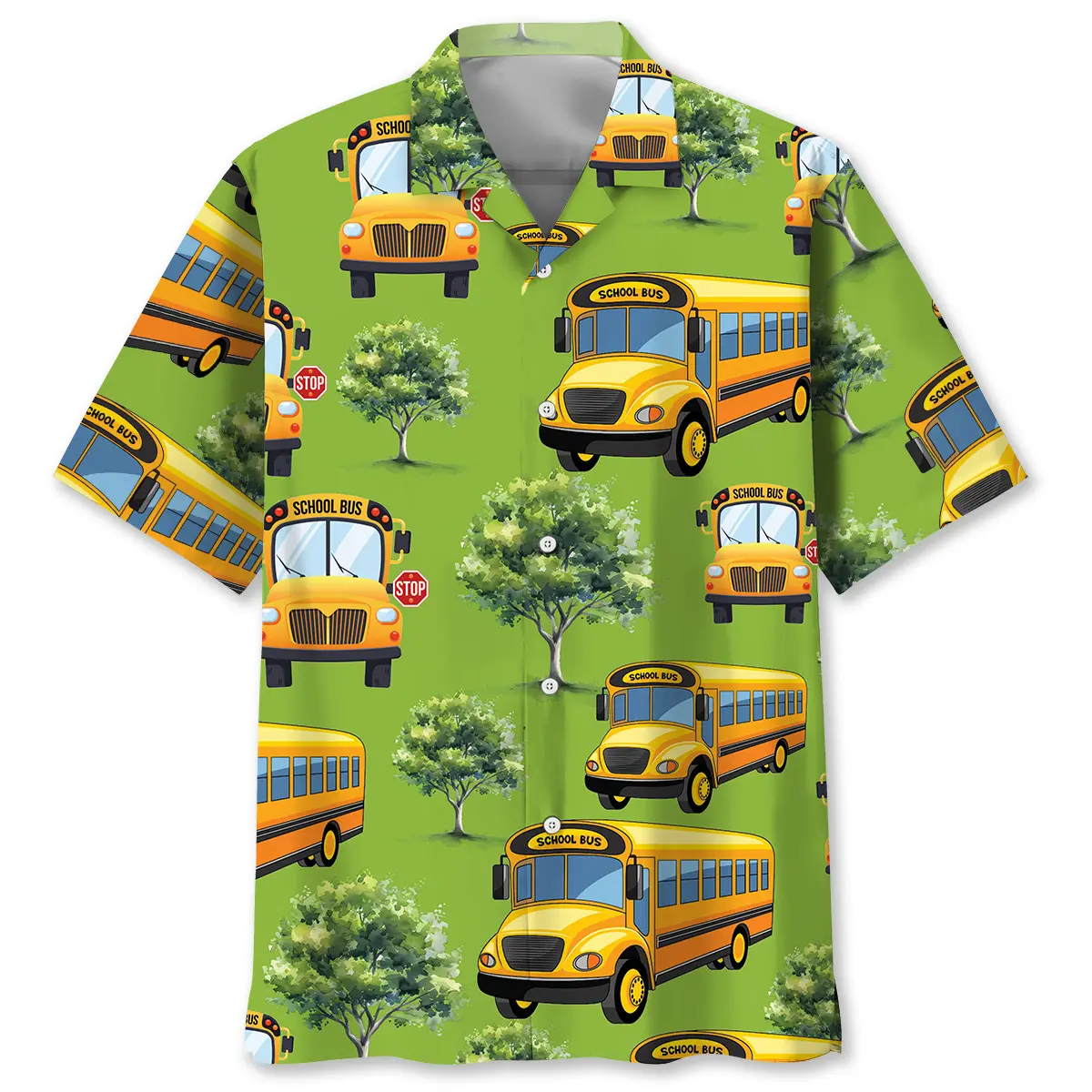 school-bus-drive-hawaiian-shirt
