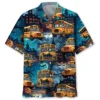 School Bus Halloween Night Hawaiian Shirt HWBN2764584 - Beltina