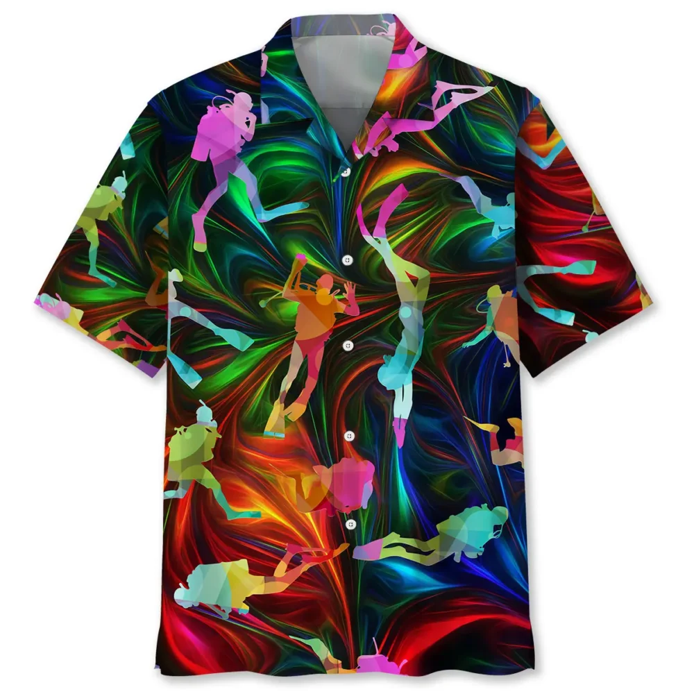 Scuba Diving Color Hawaiian Shirt HWBN2762068 - Beltina
