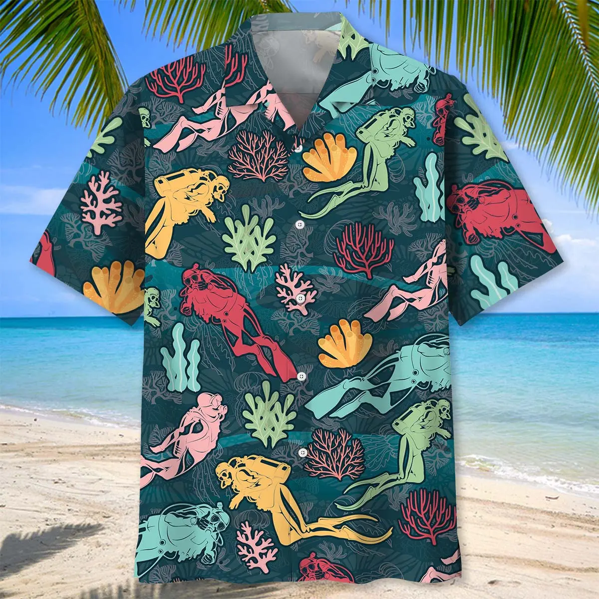scuba-diving-coral-life-hawaiian-shirt-1