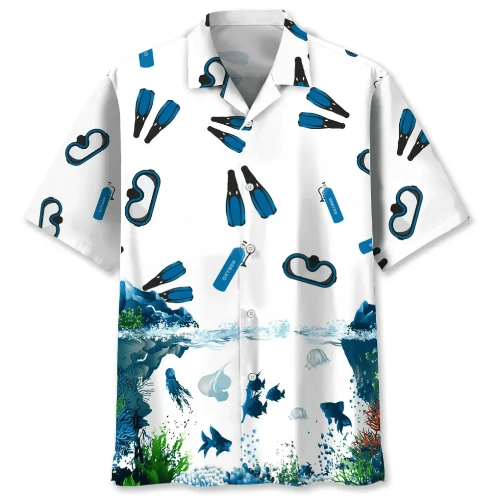 Scuba Diving Lovers Hawaiian Shirt HWBN2762116 - Beltina