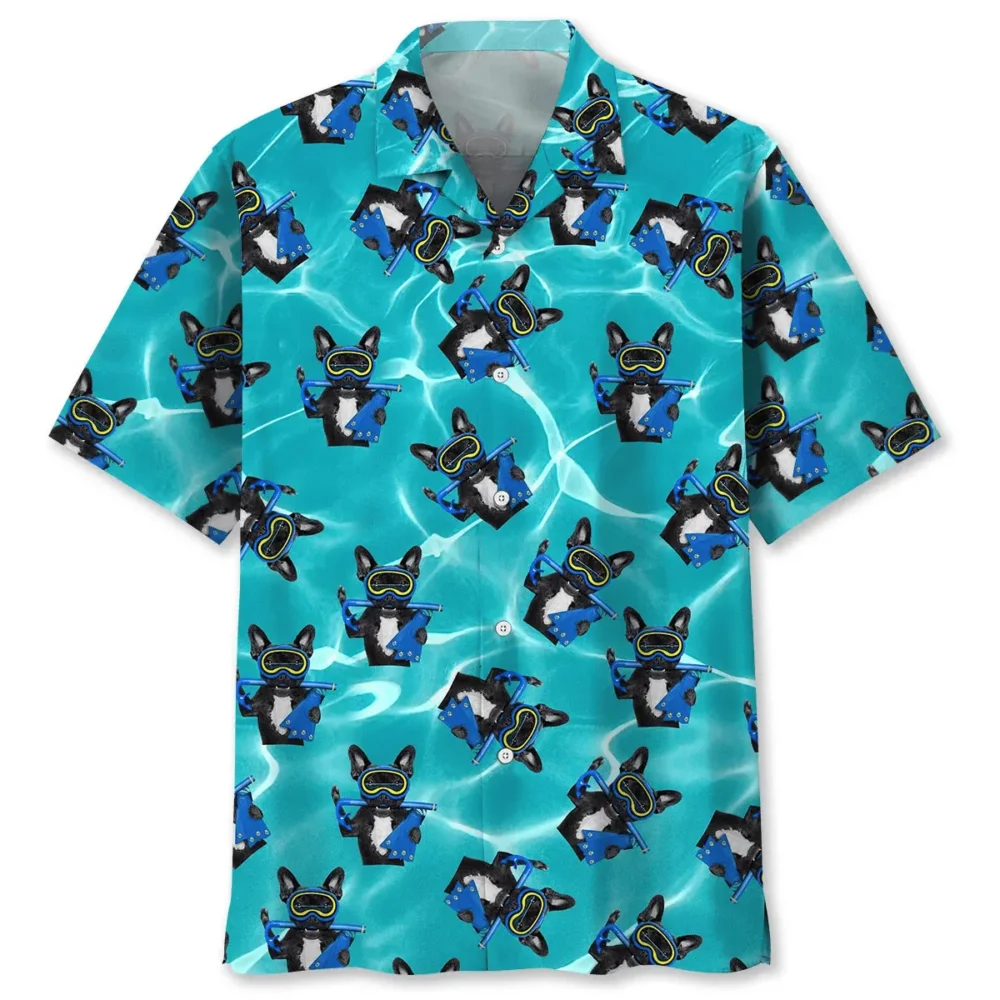 Scuba Diving Mask Dog Hawaiian Shirt HWBN2762106 - Beltina