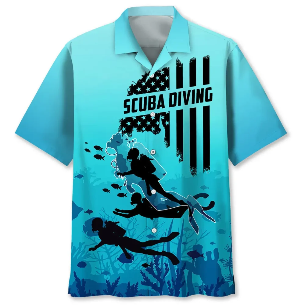 Scuba Diving Ocean Hawaiian Shirt HWBN2762070 - Beltina