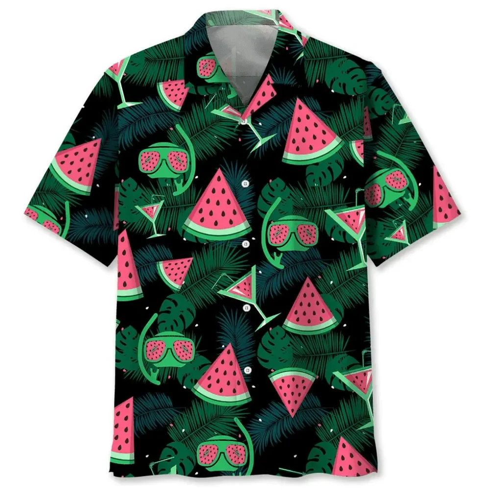 Scuba Diving Watermelon Hawaiian Shirt HWBN2762341 - Beltina